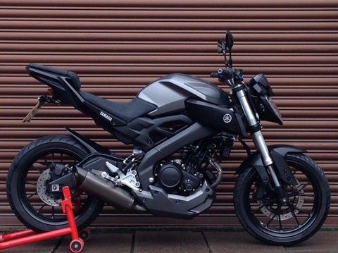 Yamaha MT 125 ABS 2015. AKRO Exhaust. Delivery Available *Credit & Debit Cards Accepted*