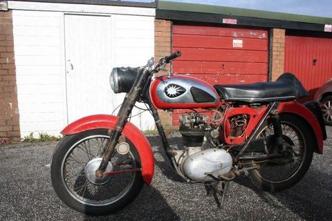 BSA C15 Classic Motorcycle for restoration