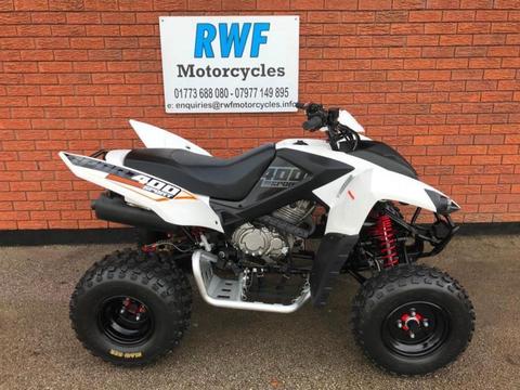 QUADZILLA 400 XS SPORT, 2017, ONLY 1 OWNER FROM NEW AND 336 MILES