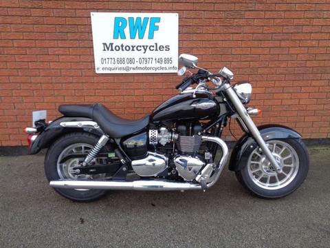 TRIUMPH BONNEVILLE AMERICA 865, 2014, 64, ONLY 1755 MILES, FSH, 12 MONTHS MOT