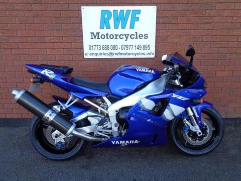 YAMAHA YZF R1, 2000, ONLY 1 OWNER FROM NEW & 13,905 MLS, MINT ORIGINAL CONDITION