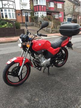 2007 Yamaha YBR 125cc Red £699