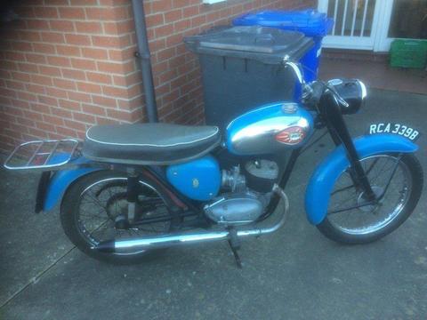 Blue BSA Super D7 1964 £1445 ONO