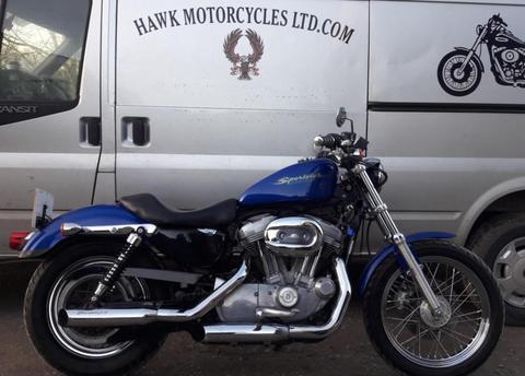 LOVELY 2007 HARLEY DAVIDSON XL883 SPORTSTER, 12449 MILES, SOLO SEAT