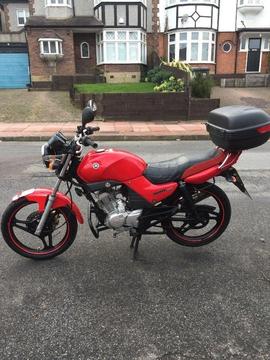 2007 YAMAHA YBR 125cc - RED - £649