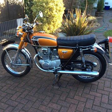 Honda CB250 1973 Stunning Fully Restored Classic