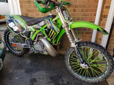 road legal kawasaki kx250 L 1999 daytime mot till oct 2018