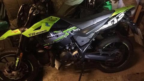 50cc supermoto, KSR TR 50, 1618 miles Collection only