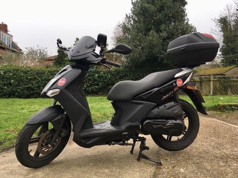 2015 Kymco Agility City 125cc Top Box fitted