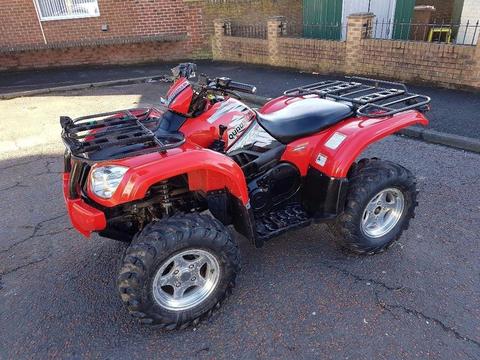 Quadzilla cf500 fully road legal with snow plow