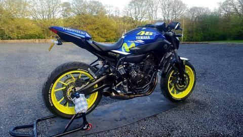 Yamaha mt07 custom rossi rep