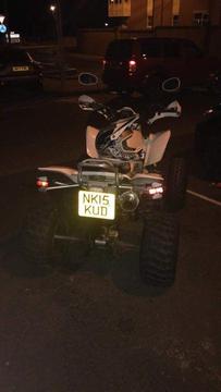 Road legal quad less than 1000 mile from new!!