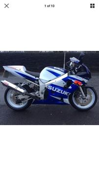 Very low miles 2002 gsxr600k1 Gsxr 600 gsxr600k gsxr600 Superbike Px