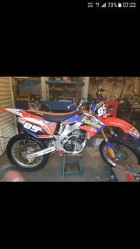 Honda crf 250 2007 twin pipe