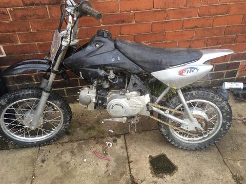 125 Pitbike with clutch