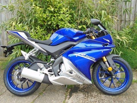 Yamaha YZF125 2017 Model 6 Months old / As new