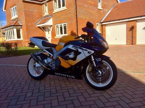 Honda CBR 929 Fireblade 2000 12 months MOT CBR900 Not GSXR R1