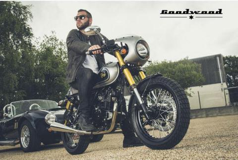 SINNIS Bomber 125 EFI. retro Cafe Racer. Learner Legal Motorcycle
