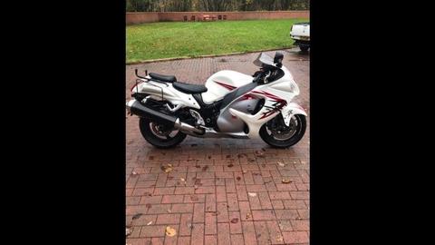 2008 58 Susuki Hayabusa 1300 GSX RK8, with full luggage pack, only 12600 miles