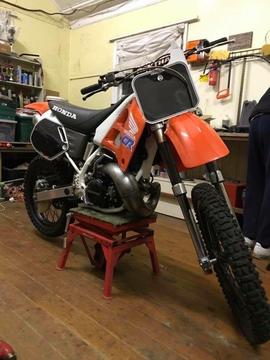 Honda cr250 1990 road legal