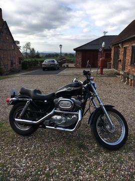 03 Harley Davidson Sportster, 100 yr ED, pristine, low miles, ideal to chop