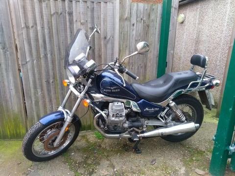 Moto Guzzi Nevada that Turns Heads and is a Great Ride, fitted with New tires and Brakes