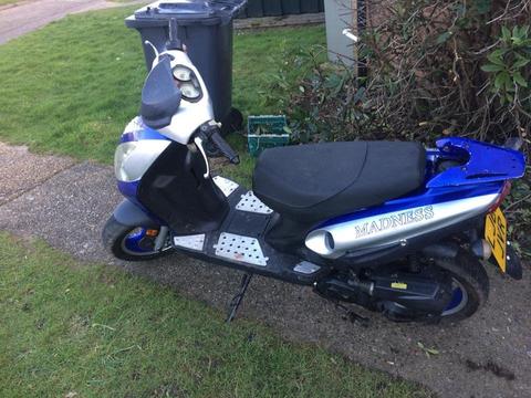 jm star 50cc moped full mot for sale £325