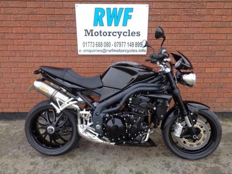 Triumph Speed Triple 1050, 2010, MINT, ONLY 19,301 MILES, FSH, LOTS OF EXTRAS