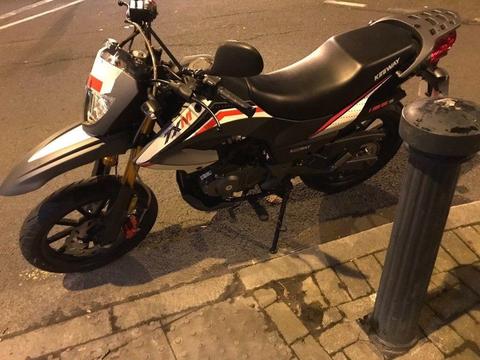 Keeway tx 125cc for sale+ 2 years warranty