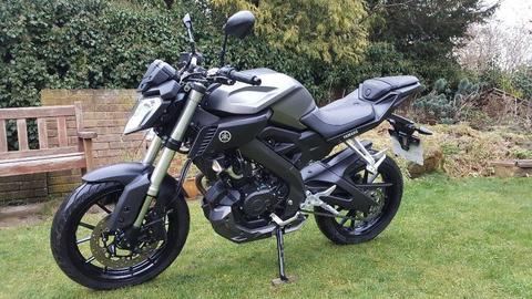 Yamaha MT 125 ABS 2015, Mot, 7,400 miles, Can deliver
