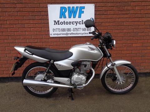 Honda CG 125, 2004, VGC, ONLY 1 OWNER FROM NEW & 10,389 MILES WITH SH, LONG MOT
