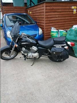 08 Honda shadow125 new mot