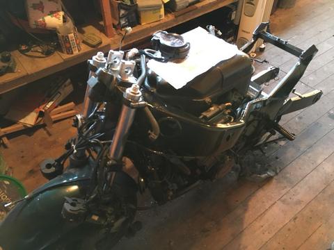 Zzr1100 street fighter project