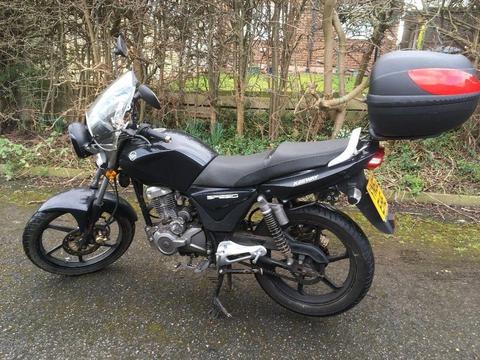 Keeway Speed 125 Motorcyle. 2012. 11 Months MOT. Good Condition. Good Runner. Lots Of Extras