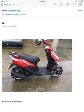 lexmoto 50cc scooter just 2300 miles can deliver px welcome