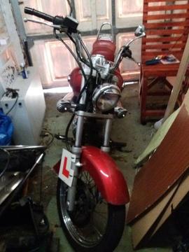 125cc Red Suzuki Intruder for sale