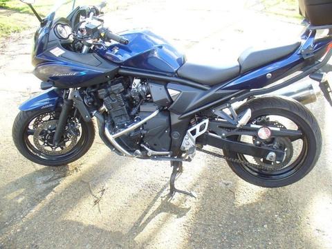 Suzuki Bandit 650..Low mileage.Well cared for bike in very nice condition.Candy Blue