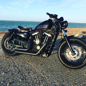 Harley Davidson forty-eight 48 1200xl 14 reg 6500 miles ! Bobber !
