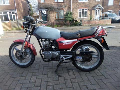 classic 1988 honda cb 125 twin deluxe with mot and running!