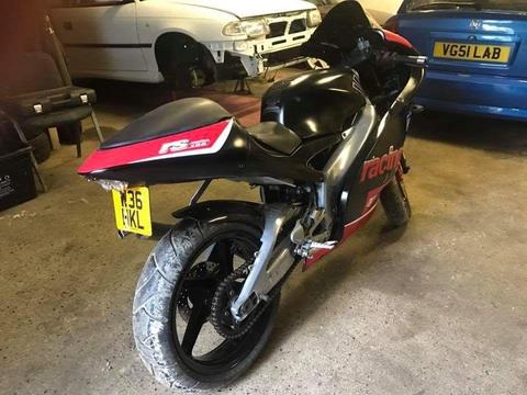Aprilia rs 125 in lovely condition with long mot