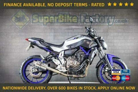 2016 66 YAMAHA MT-07 ABS - NATIONWIDE DELIVERY, USED MOTORBIKE