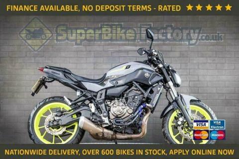 2016 16 YAMAHA MT-07 ABS (35KW) - NATIONWIDE DELIVERY, USED MOTORBIKE