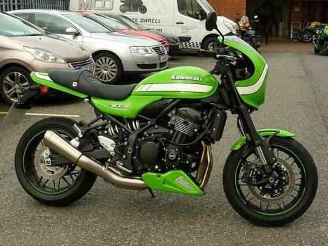 Kawasaki Z900RS Cafe Ex-Demo Green 2018 Model Just 487 Miles