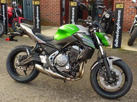 Kawasaki Z650 2019 Model Candy Flat Blazed Green