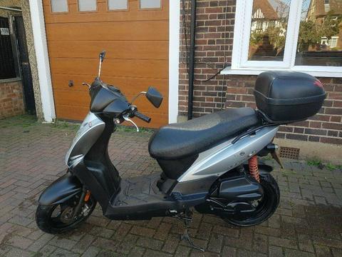 Kymco Agility 125 2008 only 6601 miles on clock MOT untill August
