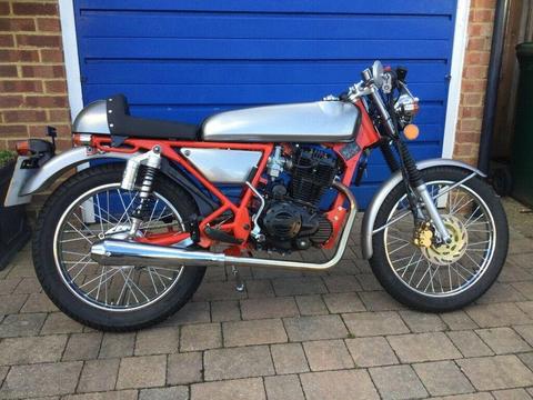 Sky team Ace Cafe Racer, effectively a brand new bike! 250cc new engine conversion from Ace 125