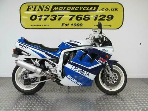 1991 Suzuki GSXR1100M Blue/white, Good condition, UK Bike, MOT, Warranty