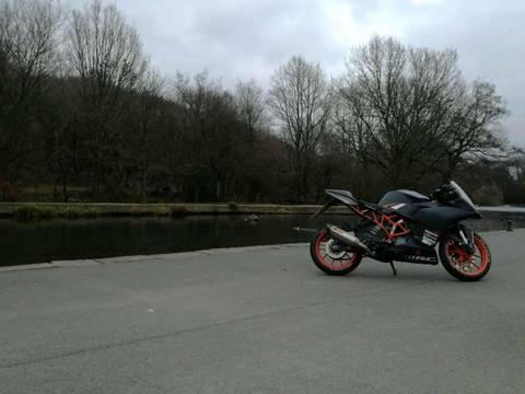 KTM RC 125 2015 black