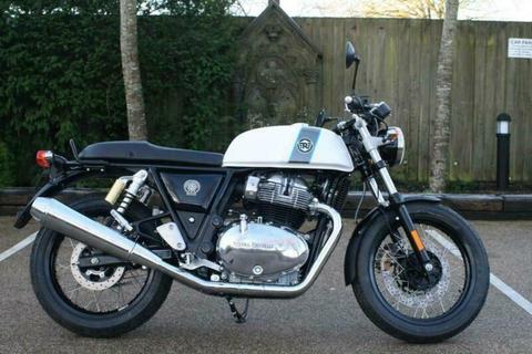 ROYAL ENFIELD CONTINENTAL GT 650 TWIN ICE QUEEN WHITE INTERCEPTOR GT 650 TWIN