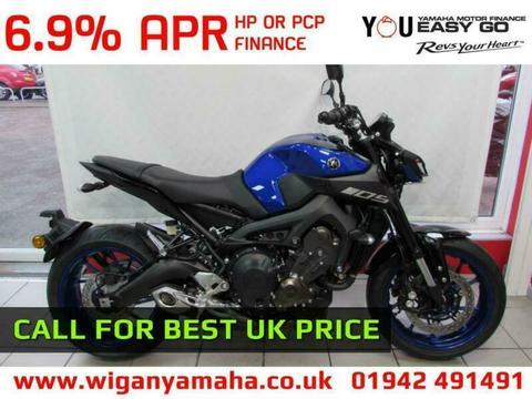 YAMAHA MT-09 ABS, 19 REG 0 MILES, QUICK SHIFTER, D-MODE, TRACTION CONTROL, ABS